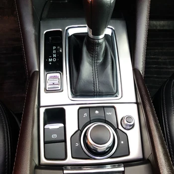 Interior din oțel inoxidabil Moudlings Accesorii Schimbătorului de Viteze frână capacul panoului Ornamental Pentru Mazda 6 Atenza 2016 2017 2018 2 buc