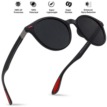 JULI Clasic Polarizat ochelari de Soare Barbati Sport Femei Conducere Drumeții Pătrat Ultralight Cadru Ochelari de Soare UV400 Gafas De Sol MJ8011