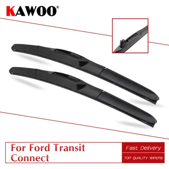 KAWOO Pentru Ford Transit Connect Auto Cauciuc Windcreen Ștergătoarele Lame Model An Din 2002 până în 2017 se Potrivesc Pinch Tab Brat/U Braț Cârlig