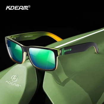 KDEAM Dreptunghiulară Polarizat ochelari de Soare Barbati Sport în aer liber Conducere Ochelari de Soare pentru barbati Fotocromatică UV400 Masculin Gafas De Sol