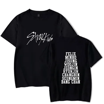 Kpop fără stăpân Copii tricou Femei Bărbați Harajuku Hip Hop tricou Streetwear tricou Straykids Toate Statele Numele Tipărite îmbrăcăminte Fleece