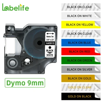 Labelife 1 BUC 40910 40913 Compatibil pentru Dymo D1 de Etichetare Bandă 40918 Cartuș pentru Dymo LabelManager Scriitor Filtru de 280 160 260P