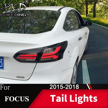 Lampa spate Pentru Ford Focus 2015-2018 Focus Sedan spate cu LED-uri Lumini proiectoare Ceata Lumini de Zi DRL Tuning Auto Accesorii