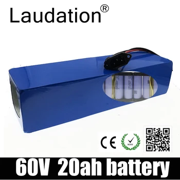 Laudation 60V 20ah Bateria cu Litiu 16 6P Built-in Samsung 18650 De 1000W Biciclete Electrice, Scutere, Etc. Cu 60A B M S