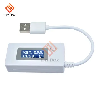 LCD USB Detector Voltmetru Ampermetru Mobil Încărcător de Putere Capacitate Metru Tester Tensiune Curent de Încărcare Monitor 3V-7V DC 3-7V