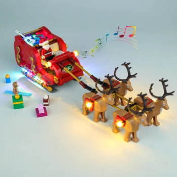 LED Light Set Pentru 40499 Sania lui Mos Craciun Serie Iarna pentru Copii de Crăciun, Cadou Doar Kit de Iluminat, Nu Include Modelul
