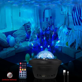 LED-uri de Apa Model Laser Proiector DJ Atmosfera Etapă Lampa RGB Galaxy Cerul Înstelat Efect de Petrecere Disco KTV Decorare Dormitor Cadou