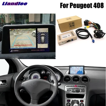 Liandlee Parcare Interfață Camera Marșarier, Camera Kituri Pentru Peugeot 408 2014~2018 Upgrade-Ul De Afișare