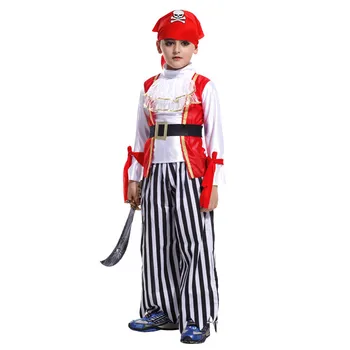 M-XL Băieți Halloween Hoț Bandit Costume Copii Pirat Cosplay Corsair joc de Rol pentru Copii Zi de Carnaval de Crăciun Rochie de Petrecere