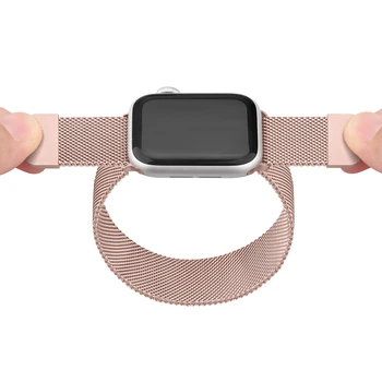 Magnetic Curea de Metal Pentru Apple Watch Band Seria 7 41mm 45mm Milanese Bratara Pentru iWatch 6 5 4 3 2 1 SE 38MM 42MM 40MM 44MM