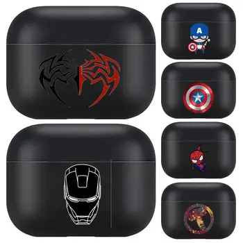 Marvel Spiderman Iron Man Pentru Airpods pro caz de Protecție Bluetooth Căști fără Fir Acoperă pentru Aer Păstăi airpod caz de aer pod