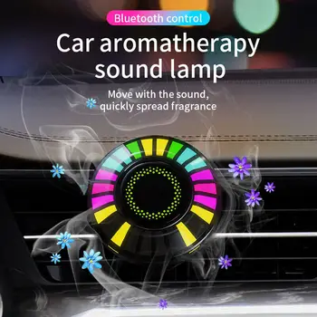 Masina Atmosferă A Dus Aromoterapie Lumini De Voce-Activat Ritm De Muzica Lumini Masina De Evacuare A Aerului Ornamente Exigibilă Accesorii Auto