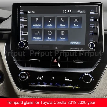 Masina Navigtion Temperat Pahar Ecran LCD Folie de Protecție Autocolant pentru Toyota corolla/C-HR 2019-2022 centrală de control de afișare
