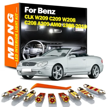 MDNG LED-uri Lumina de Interior Kit Pentru Mercedes Benz CLK W209 C209 W208 C208 A209 AMG 1998-2009 2010 Canbus Fara Eroare Accesorii Auto