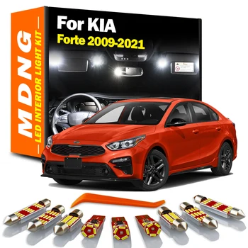 MDNG Pentru KIA Forte 2009-2015 2016 2017 2018 2019 2020 2021 Vehicul Lampa LED Interior Dome Hartă Kit de Lumina Auto Becuri cu Led-uri Canbus