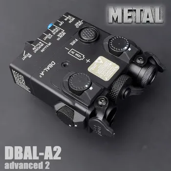 Metal DBAL-A2 IR Laser Rosu Laser Dual Beam cu Scopul de PEQ-15A Infraroșu Lanterna Tactice LED Alb de Lumină de Vânătoare