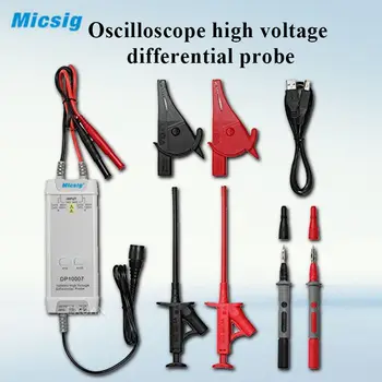 Micsig Osciloscop 1300V 100MHz Înaltă Tensiune Sondă Diferențială kit 3.5 ns Timpul de Creștere 50X / 500X Sondă Osciloscopică Kit Accesorii