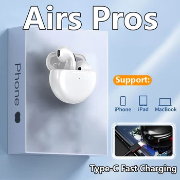 Mini Air Pro 6 Căști Bluetooth J6 TWS Wireless Căști In-Ear Cu Microfon, Căști Căști Hands-Free Pentru Telefon Inteligent