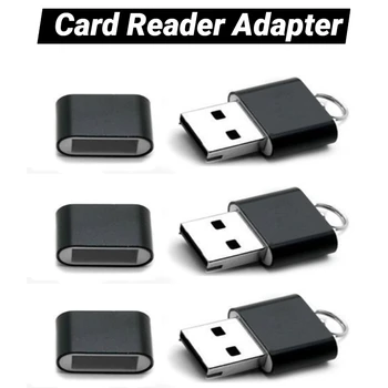 Mini Aliaj de Aluminiu USB 2.0 T Flash Micro SD TF Card de Memorie Cititor Adaptor Pentru PC/ Mac Calculator Card de Memorie Accesorii