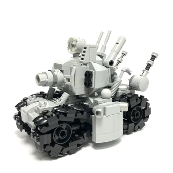 MOC de Acțiune Figura Metal Slug Rezervor Super-Vehicul 001 Blocuri Caramizi Asamblate DIY Model de Jucării Educative Pentru Copii Cadouri