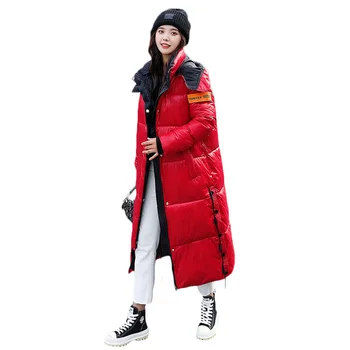 Moda În Jos Bumbac Sacou Haine Pentru Toamna/Iarna 2021 Nou Coreean Casual De Lungime Medie Doamnelor Over-The-Genunchi Strat Gros Y628