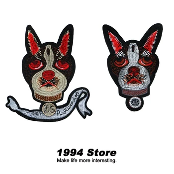 Model Animal Insigne Pentru Haine Câine Doberman Broderie Patch-uri DIY Decorative Jacheta Patch-uri Pentru lucru Manual Accesorii de Cusut