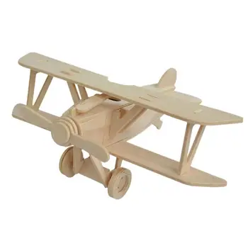 Modelul Din Lemn De Avion Avion Puzzlekits Copii Lemn Jigsaw Airplanes3D Ambarcațiuni Buildadultsdiy Kit-Uri De Artizanat Zbor Asambla