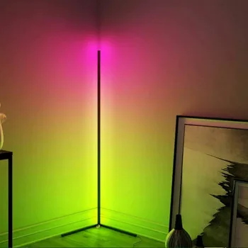 Modern Colț Lampa de Podea Nordic Lămpi de Podea Camera de zi Interior RGB Atmosferă de Lumină Podea în Picioare de Lămpi pentru Decorare Dormitor