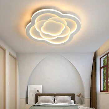 Moderne LED Lumini Plafon Alb Interior Lampa Cu telecomanda Pentru Camera de zi Dormitor Aluminiu Acrilic Luciu de Iluminat de Intrare