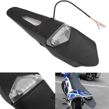 Motocicleta Fender 12V LED Spate Coada de Frână Opri Lumina Universal Motocross Lampa plăcuței de Înmatriculare Pentru CRF YZ CR EXC WRF 250 400 450