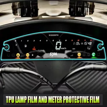 Motocicleta TPU Instrument de Film Faruri Folie de Protectie Coada de Lumină de Film Pentru Sym Jet X 125 / 150 / 200