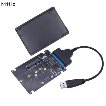 mSATA M2 USB Adapter Cazul SSD Externo USB 3.0 M. 2 până la USB mSATA SSD M2 SSD pentru USB3.0 Converter Coloană 2.5