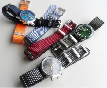 Nato nailon ceas cu brățară brățară de ceas accesorii pentru bărbați și femei 20.22 mm