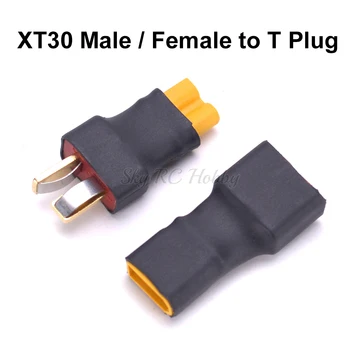 Nici un Fir de XT30 Masculin / Feminin Conector T-Plug T Mufa Deans Stil Feminin / Masculin de Conversie Adaptor Pentru RC modele de baterii