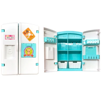NK Oficial 1 Buc Mobilier Casa de Moda pentru Barbie Papusa Accesorii Frigider, Bucătărie, Frigider Joaca Set 1/6 bjd Papusa Jucării