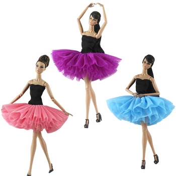 NK Oficial 3 Buc/Set Dantela Fusta 1/6 BJD Papusa de Moda Dans Rochie de Petrecere Fusta de Balet de Haine Pentru Papusa Barbie cu Accesorii de Jucarie