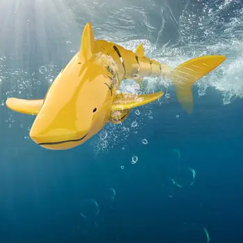 Noi 2,4 G RC Rechin, Pește Barca Robot Radio Simulare Modelul Impermeabil Electronice de Control de la Distanță Animal de Înot Pentru Copii