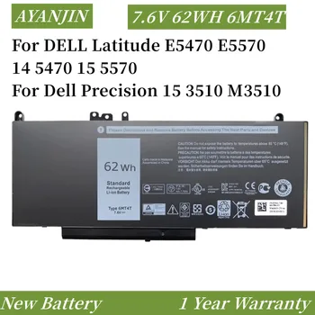 Noi 7.6 V 62WH 6MT4T Baterie Laptop Pentru DELL Latitude E5470 E5570 14 5470 15 5570 Pentru Dell Precision 15 3510 M3510
