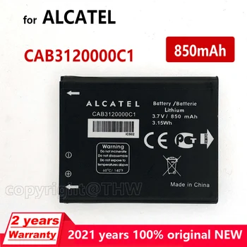 Noi și reale CAB3120000C1 Baterie Pentru Alcatel One Touch OT710 OT880 768 OT888A OT880A BeeLine Dual Baterii Originale Batteria