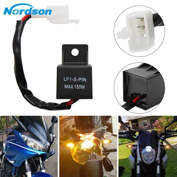 Nordson NS Modifica 12A 2Pin Electronice, LED Flasher Releul Pentru Honda Kawasaki Suzuki Yamaha Motociclete Semnalizare Bec Hyper Flash