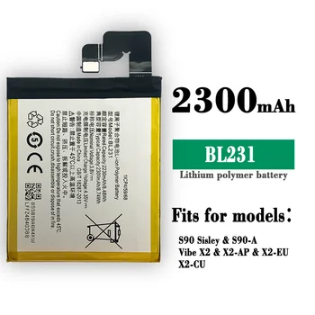 Nou, Original, Pentru Lenovo X2 Inlocuire Baterie 2300Mah Li-ion BL231 de Înlocuire a Bateriei Pentru Lenovo VIBE X2 Lenovo S90 S90u