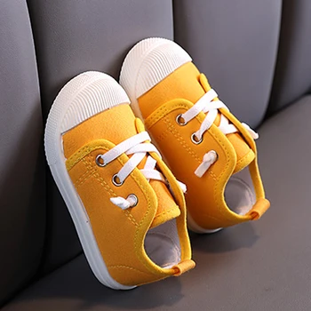 Noua Primavara-Vara Pantofi de Copii Pentru Băieți și Fete de Culoare Solidă Copii Adidasi Casual Panza Moale de Moda Copilul Pantofi pentru Copii CSH1460