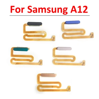 Noul Buton de Start Tasta înapoi Pentru Samsung Galaxy A12 A125 A125F Senzor de Amprentă digitală Cablu Flex Cu Putere Pe Cablu Flex