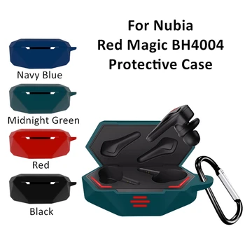 Noul sosit Pentru Nubia Red Magic BH4004 Caz Silicon Eco-Friendly Cască Caz Wirless Căști Caz de Protecție Cu Cârlig 1 BUC