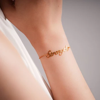 Nume personalizat Bratari pentru Femei 2022 Personalizate din Oțel Inoxidabil de Aur Mens Bratari Cuplu Cadouri Bijuterii Pulsera Personalizada