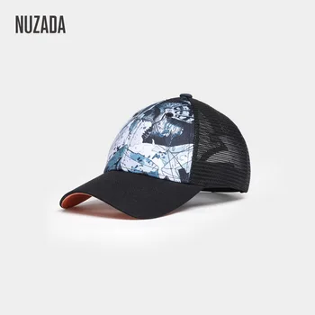 NUZADA Brand de Moda Șapcă de Baseball pentru Femei Șapcă de Baseball Respirabil Bărbați Femei Plasă de Vară Șapcă de Baseball Capace Gorras Piranha Model