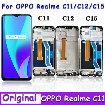 Origina Pentru Oppo Realme C12 C15 RMX2189 RMX2180 Display LCD Touch Screen Digitizer Asamblare Pentru Oppo Realme C11 2020 RMX2185 LCD