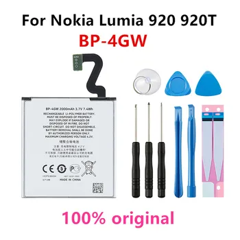 Original BP-4GW 2000mAh Înlocuire Baterie Pentru Nokia Lumia 920 920T BP4GW/BP-4GW Baterii Li-Polimer + Instrumente Gratuite