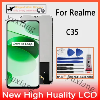 Original Pentru Realme C35 RMX3511 Display LCD Touch Screen Digitizer LCD Cu Rama de Înlocuire
