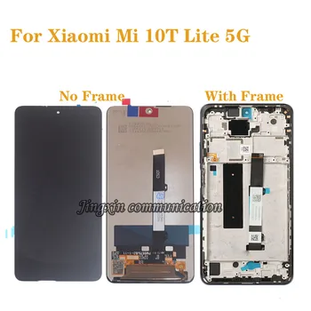 Original Pentru Xiaomi Mi 10T Lite 5G M2007J17G Display LCD Touch Screen Digitizer montarea geamurilor Pentru xiaomi mi10t Lite LCD cu Rama